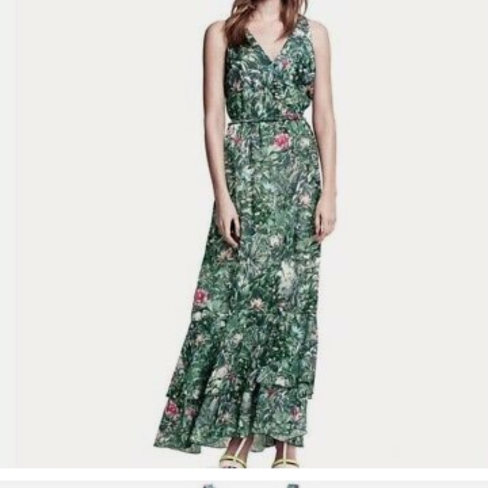 H&M Floral Maxi Dress Conscious Collection